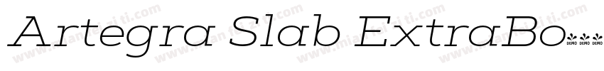 Artegra Slab ExtraBo字体转换